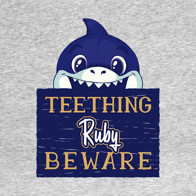 Ruby - Funny Kids Shark - Personalized Gift Idea - Bambini by Bambini